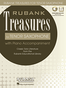 cover for Rubank Treasures for Tenor Saxophone