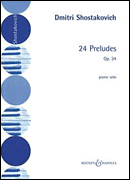cover for 24 Preludes, Op. 34
